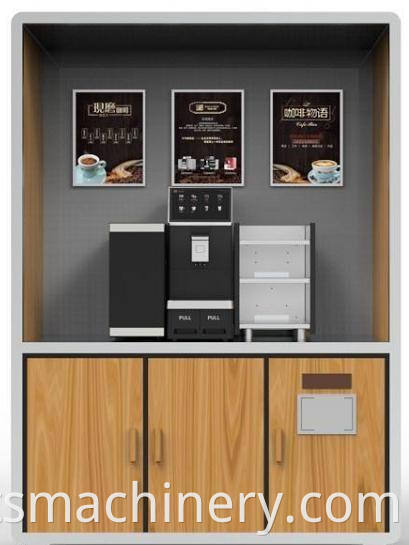 Full Auto Cappuccino Latte Espresso Coffee Machine Coffee Vending Machine